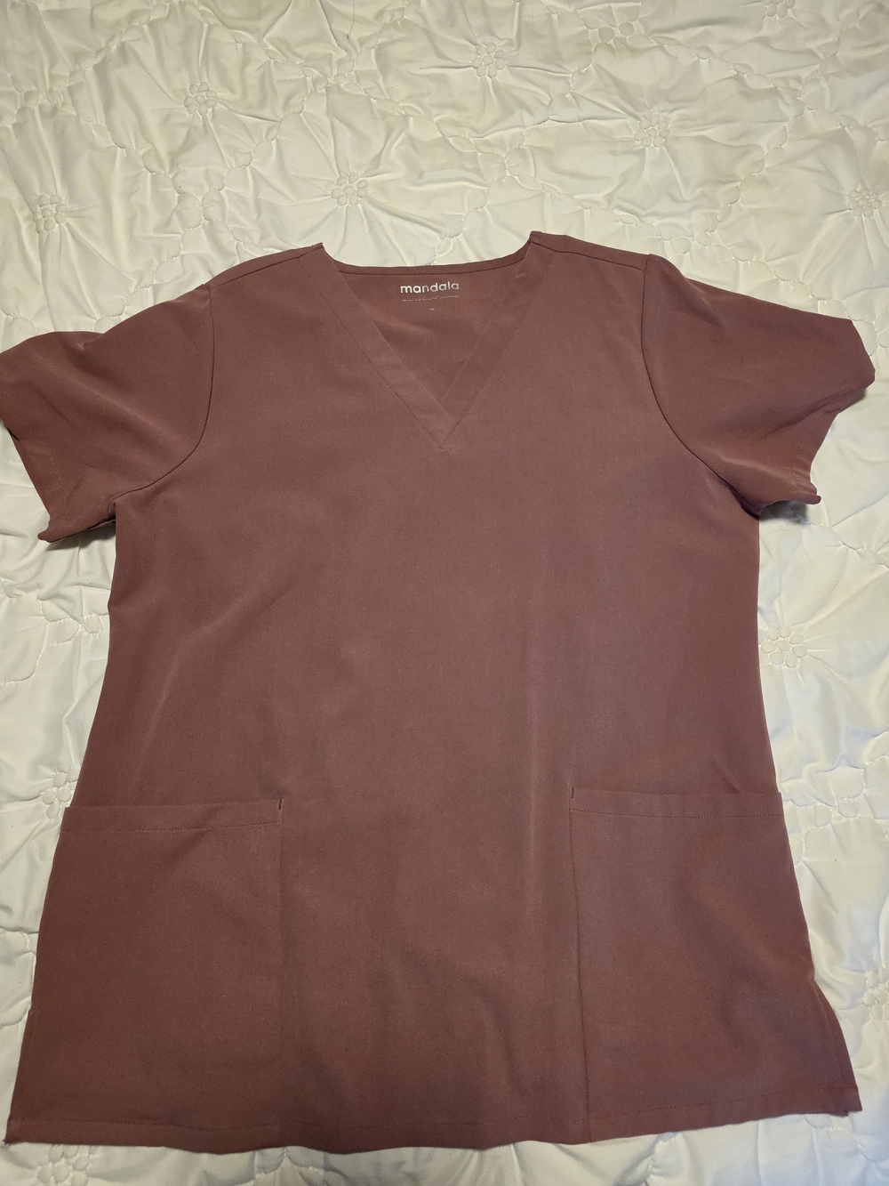 Mandala Women's Mauve Scrub Set